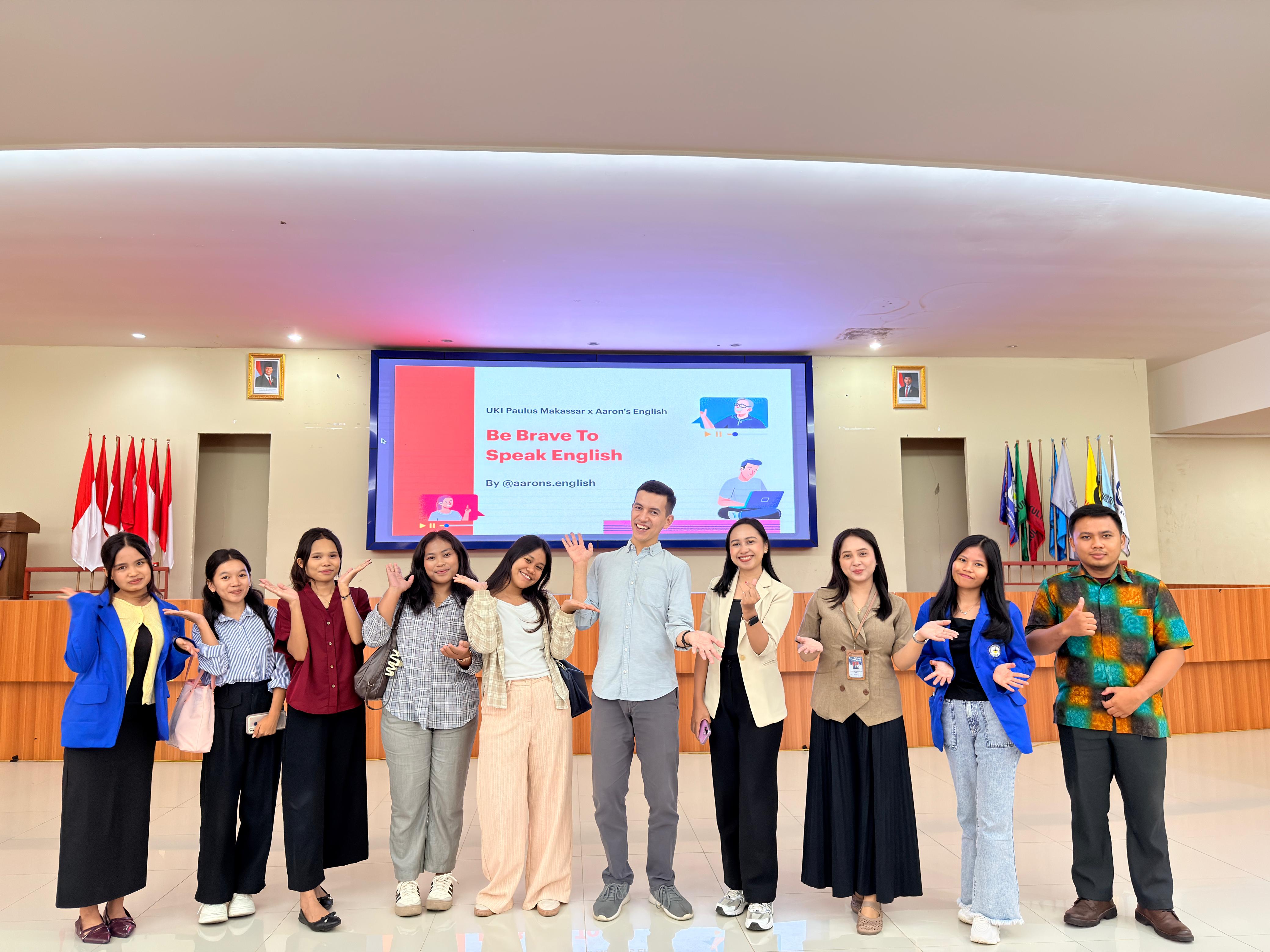 Workshop Bahasa Inggris FKIP oleh Aaron O’brien